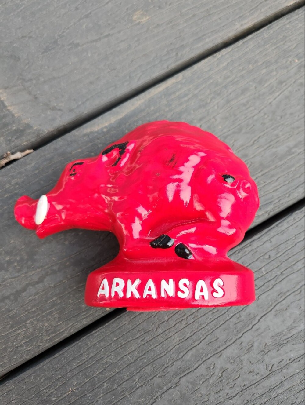Arkansas Red Razorback Figurine - Picture 1 of 10